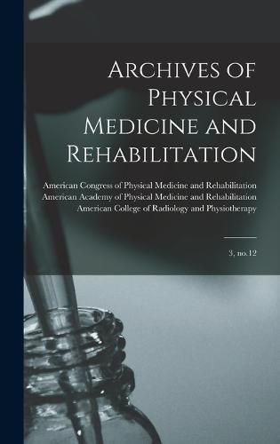 Cover image for Archives of Physical Medicine and Rehabilitation