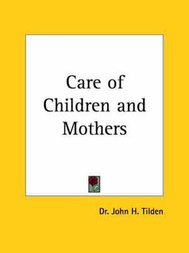 Cover image for Care of Children