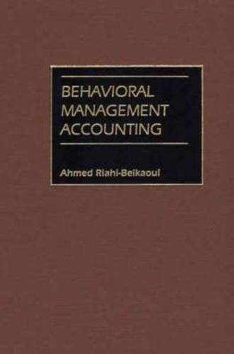 Cover image for Behavioral Management Accounting