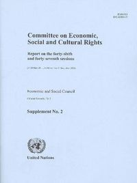 Cover image for Committee on Economic, Social and Cultural Rights: report on the forty-sixth and forty-seventh Sessions (2-20 May 2011, 14 November - 2 December 2011)