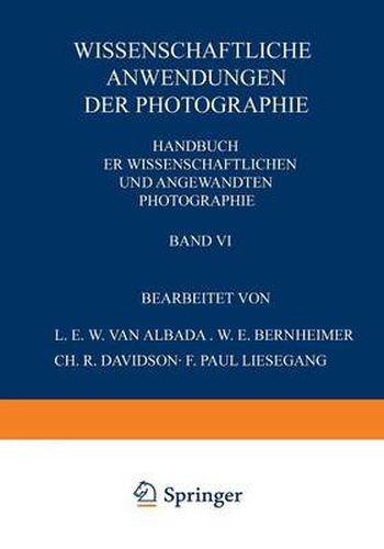 Cover image for Wissenschaftliche Anwendungen Der Photographie: Erster Teil: Stereophotographie - Astrophotographie Das Projektionswesen