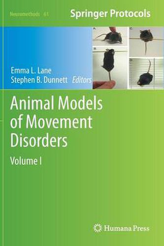 Cover image for Animal Models of Movement Disorders: Volume I