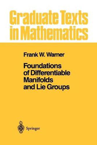 Cover image for Foundations of Differentiable Manifolds and Lie Groups