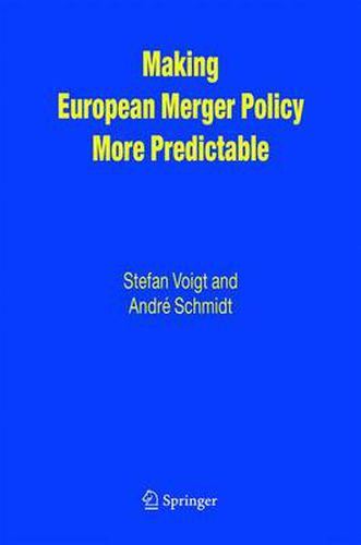 Cover image for Making European Merger Policy More Predictable