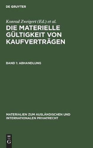 Cover image for Abhandlung