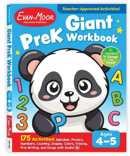 Cover image for Giant Prek Workbook, Age 4 - 5