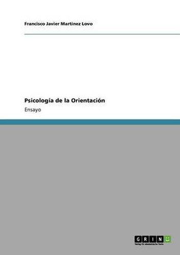 Cover image for Psicologia de la Orientacion