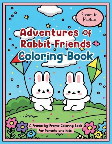 Cover image for Adventures of Rabbit Friends Coloring Book