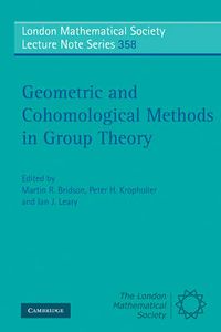 Cover image for Geometric and Cohomological Methods in Group Theory