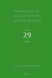 Cover image for Research in the Social Scientific Study of Religion, Volume 29