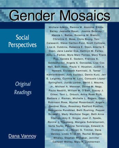 Cover image for Gender Mosaics: Social Perspectives: Original Readings