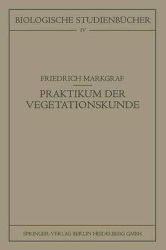 Cover image for Kleines Praktikum Der Vegetationskunde