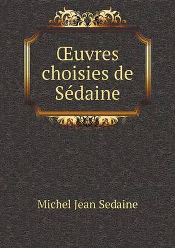 OEuvres choisies de Sedaine