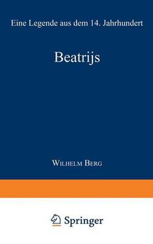 Cover image for Beatrijs: Eine Legende Aus Dem 14. Jahrhundert