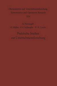 Cover image for Praktische Studien Zur Unternehmensforschung