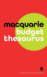 Cover image for Macquarie Budget Thesaurus