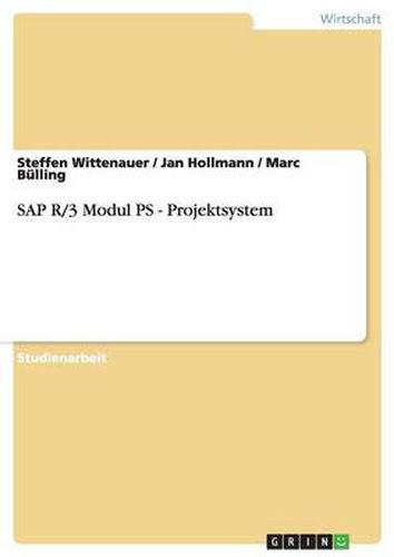 Cover image for SAP R/3 Modul PS - Projektsystem