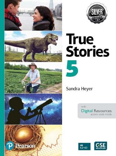 Cover image for Beyond True Stories Level 5 Student Book with Essential Online Resources, Silver Edition