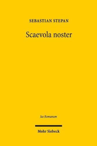 Cover image for Scaevola noster: Schulgut in den 'libri disputationum' des Claudius Tryphoninus?