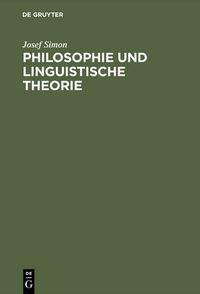 Cover image for Philosophie und linguistische Theorie