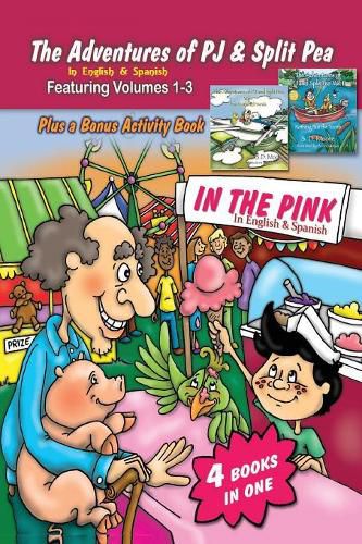 Cover image for The Adventures of PJ and Split Pea In the Pink in English & Spanish