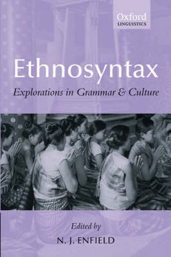 Cover image for Ethnosyntax: Explorations in Grammar and Culture