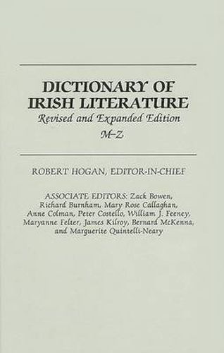 Cover image for Dictionary of Irish Literature: M-Z, 2nd Edition