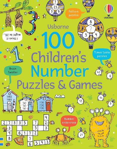 Cover image for 100 Children's Number Puzzles and Games