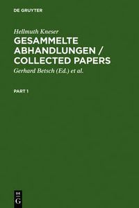 Cover image for Gesammelte Abhandlungen / Collected Papers