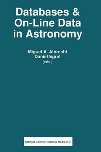 Cover image for Databases & On-line Data in Astronomy