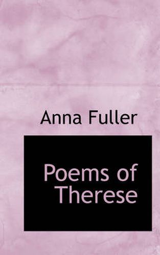 Cover image for Poems of Therese