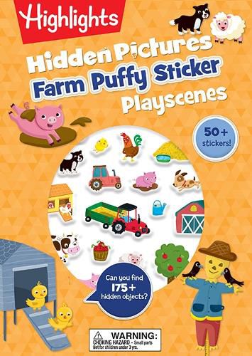 Cover image for Farm Hidden Pictures Puffy Sticker Playscenes