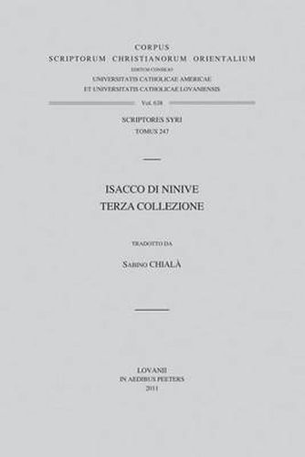 Cover image for Isacco Di Ninive. Terza Collezione: V.