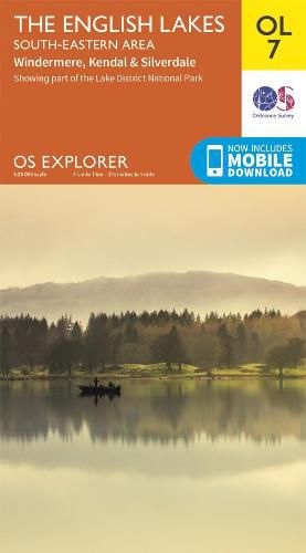 Cover image for The English Lakes South-Eastern Area: Windermere, Kendal & Silverdale