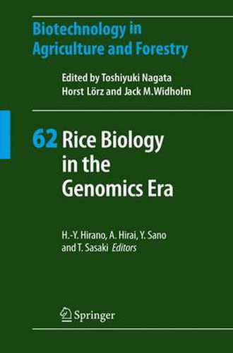 Cover image for Rice Biology in the Genomics Era