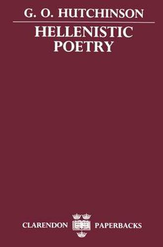 Cover image for Hellenistic Poetry