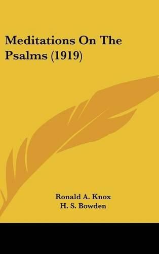 Meditations on the Psalms (1919)