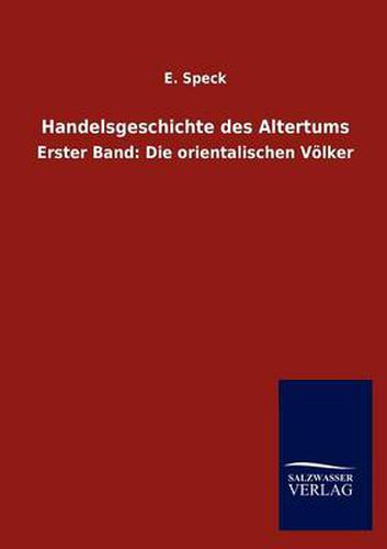 Cover image for Handelsgeschichte des Altertums