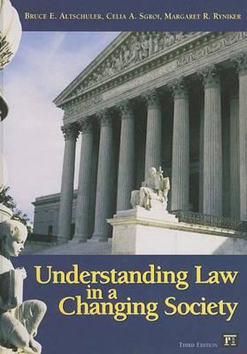 Cover image for Understanding Law in a Changing Society: Third Edition