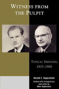 Cover image for Witness from the Pulpit: Topical Sermons, 1933-1980