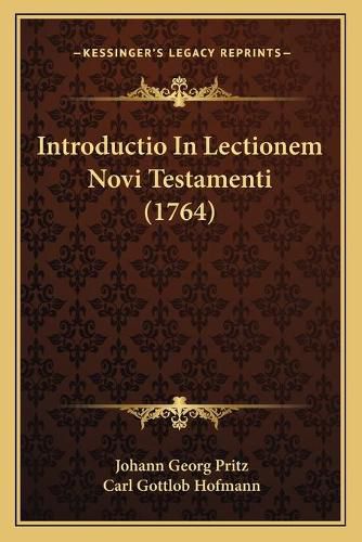 Introductio in Lectionem Novi Testamenti (1764)
