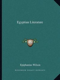 Cover image for Egyptian Literature