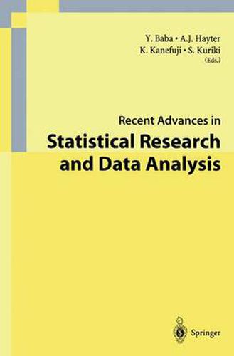 Cover image for Recent Advances in Statistical Research and Data Analysis