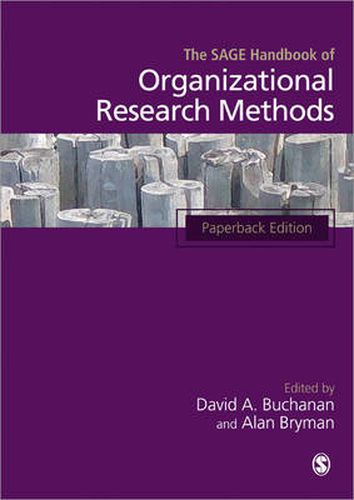 Cover image for The SAGE Handbook of Organizational Research Methods