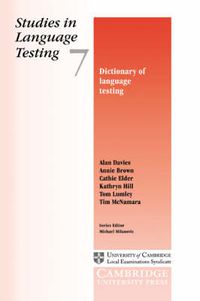 Cover image for Dictionary of Language Testing