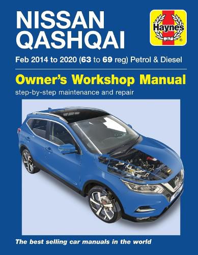 Cover image for Nissan Qashqai Petrol & Diesel (Feb '14-'20) 63 to 69