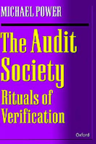 Cover image for The Audit Society: Rituals of Verification