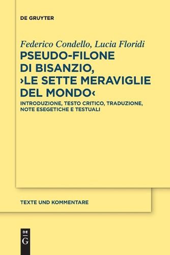 Cover image for Pseudo-Filone di Bisanzio, >Le sette meraviglie del mondo