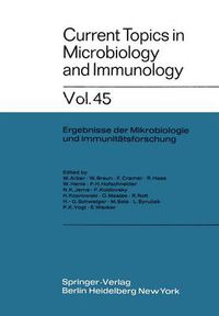 Cover image for Current Topics in Microbiology and Immunology: Ergebnisse der Mikrobiologie und Immunitatsforschung