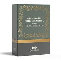 Cover image for Meaningful Conversations with My Grandparents: 100 Interactive Conversation Cards for Families